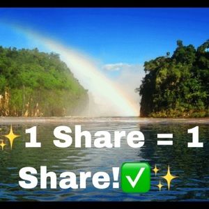 ✨1 share = 1 share✨